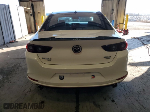 2022 Mazda 3 2.5 Turbo with VIN JM1BPBAY2N1502028, listed as a Copart auction lot 80919194 with 52,055 mi miles and Salvage Title. Bid and sale history available at DreamBid. Image 6.