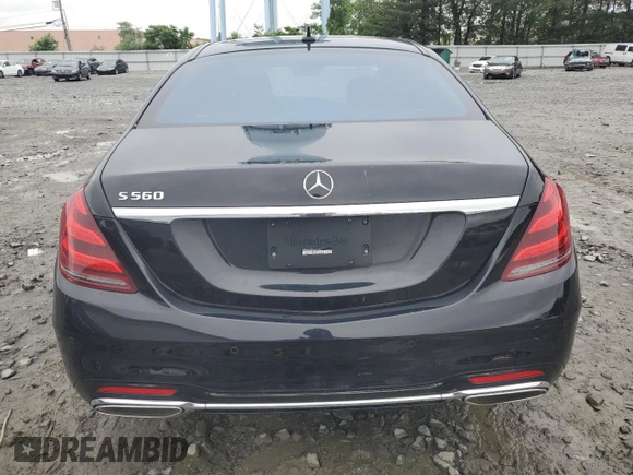 2018 Mercedes-Benz S 560 z VIN WDDUG8DB6JA373973, wystawiony jako Copart lot #58555605 z przebiegiem Nie podano mil oraz Szkoda całkowita • Salvage title. Historia ofert i sprzedaży dostępna na DreamBid. Obrazek 6.