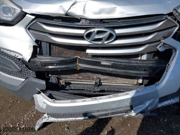 2016 Hyundai Santa Fe Sport with VIN 5XYZT3LB3GG328109, listed as a IAAI auction lot 42001492 with 98,455 mi miles. Bid and sale history available at carsss.com. Image 6.