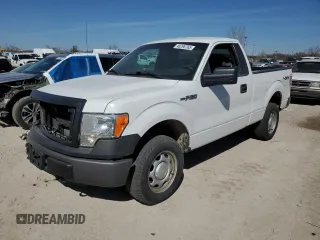 2013 Ford F-150 XL with VIN 1FTMF1EM0DKF06830, listed as a Copart auction lot 48296765 with 160,430 mi miles and Salvage title. Bid and sale history available at DreamBid. Image 1.