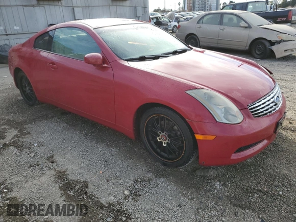 2003 Infiniti G35 w/Leather z VIN JNKCV54E93M218435, wystawiony jako Copart lot #41665965 z przebiegiem 131 987 mil mil oraz Szkoda całkowita • Salvage title. Historia ofert i sprzedaży dostępna na DreamBid. Obrazek 4.