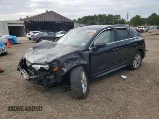 2021 Audi Q3 S line Premium with VIN WA1DECF3XM1011538, listed as a Copart auction lot 61046205 with Not provided miles and Salvage title. Bid and sale history available at DreamBid. Image 1.