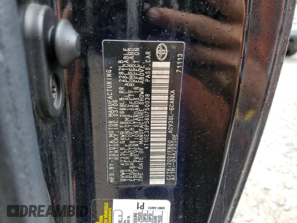 2006 Toyota Solara SE with VIN 4T1CE38P56U750038, listed as a Copart auction lot 74008054 with 202,973 mi miles and Salvage Title. Bid and sale history available at DreamBid. Image 13.