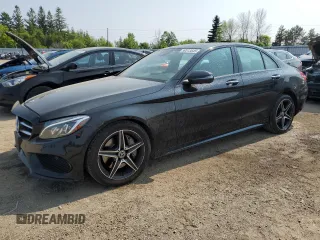 2017 Mercedes-Benz C 300 z VIN 55SWF4KB5HU231552, wystawiony jako Copart lot #59513545 z przebiegiem 127 499 mil mil oraz Czysty tytuł • Clean title. Historia ofert i sprzedaży dostępna na DreamBid. Obrazek 1.