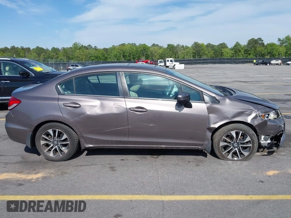 2015 Honda Civic EX with VIN 19XFB2F85FE037283, listed as a IAAI auction lot 42036917 with 109,390 mi miles and . Bid and sale history available at DreamBid. Image 13.