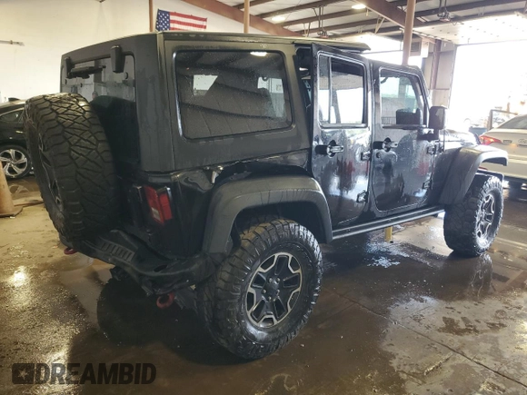2014 Jeep Wrangler Unlimited Rubicon X with VIN 1C4HJWFG6EL191369, listed as a Copart auction lot 55748165 with 151,522 mi miles and Salvage title. Bid and sale history available at DreamBid. Image 3.