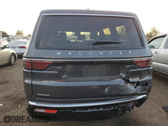 2023 Jeep Wagoneer Series III с VIN 1C4SJVDP1PS547349, выставлен на аукционе Copart как лот 81778954 с пробегом 22 343 миль миль и Списание • Salvage title. История ставок и продаж доступна на DreamBid. Изображение 6.