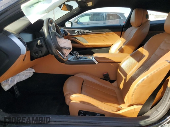2019 BMW 8 Series M850i xDrive with VIN WBABC4C58KBU96801, listed as a Copart auction lot 70015354 with Not Provided miles and Salvage Title. Bid and sale history available at carsss.com. Image 7.
