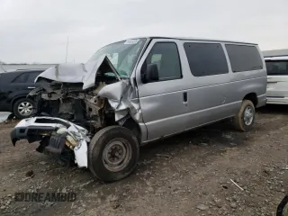 2012 Ford Econoline Passenger XL z VIN 1FBNE3BL2CDA98465, wystawiony jako Copart lot #51653395 z przebiegiem Nie podano mil oraz Czysty tytuł • Clean title. Historia ofert i sprzedaży dostępna na DreamBid. Obrazek 1.