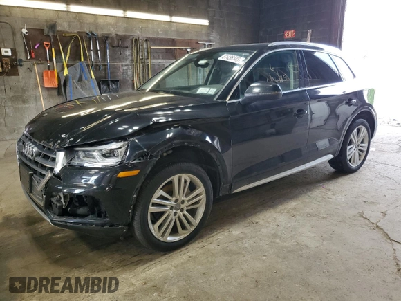 2018 Audi Q5 Premium Plus с VIN WA1BNAFY6J2221194, выставлен на аукционе Copart как лот 61436345 с пробегом 92 839 миль миль и Списание • Salvage title. История ставок и продаж доступна на DreamBid. Изображение 1.