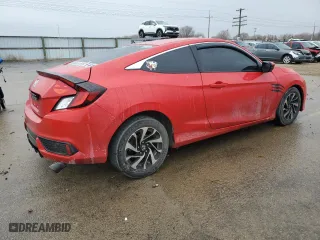 2017 Honda Civic Coupe LX with VIN 2HGFC4A56HH306972, listed as a Copart auction lot 43447295 with 117,193 mi miles and Salvage Title. Bid and sale history available at carsss.com. Image 3.