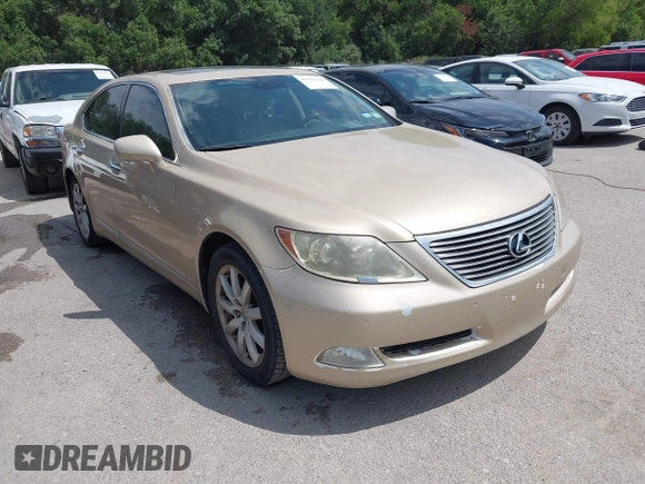 2007 Lexus LS 460 with VIN JTHBL46F775000849, listed as a IAAI auction lot 42551118 with 137,836 mi miles and . Bid and sale history available at DreamBid. Image 1.