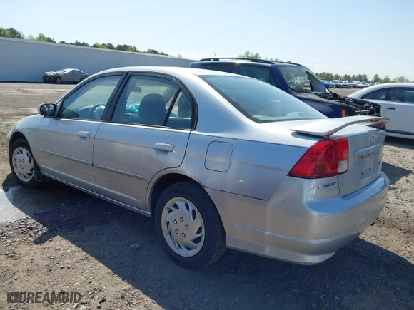 2004 Honda Civic LX with VIN 2HGES166X4H901171, listed as a IAAI auction lot 41895184 with 276,930 mi miles. Bid and sale history available at carsss.com. Image 3.