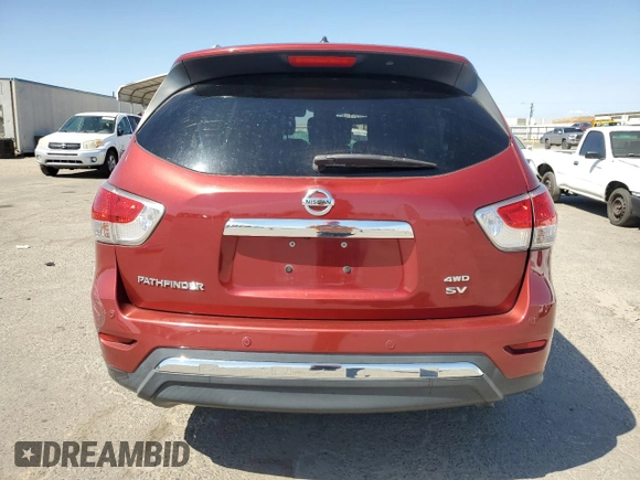 2016 Nissan Pathfinder Platinum with VIN 5N1AR2MM8GC611868, listed as a Copart auction lot 54077545 with 146,187 mi miles and Salvage Title. Bid and sale history available at carsss.com. Image 6.