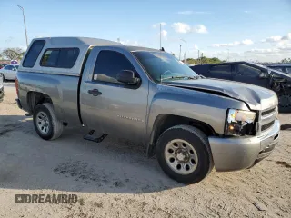 2009 Chevrolet Silverado 1500 Work Truck with VIN 1GCEC14C29Z161868, listed as a Copart auction lot 43177155 with 86,143 mi miles and Salvage Title. Bid and sale history available at DreamBid. Image 4.