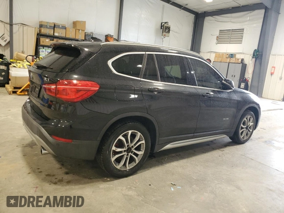 2017 BMW X1 xDrive28i with VIN WBXHT3Z39H4A51967, listed as a Copart auction lot 58843125 with 108,415 mi miles and Clean title. Bid and sale history available at DreamBid. Image 3.