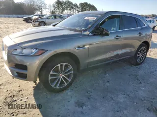 2019 Jaguar F-Pace 25t Premium with VIN SADCJ2FX8KA361424, listed as a Copart auction lot 88432435 with 92,156 mi miles and Salvage Title. Bid and sale history available at DreamBid. Image 1.