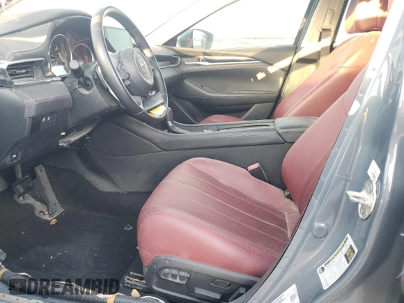 2021 Mazda 6 Grand Touring Reserve with VIN JM1GL1WY7M1602094, listed as a Copart auction lot 77470994 with 15,214 mi miles and Salvage Title. Bid and sale history available at DreamBid. Image 7.