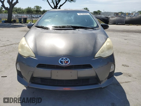 2012 Toyota Prius One with VIN JTDKDTB38C1525411, listed as a Copart auction lot 52160395 with 189,625 mi miles and Salvage Title. Bid and sale history available at carsss.com. Image 5.