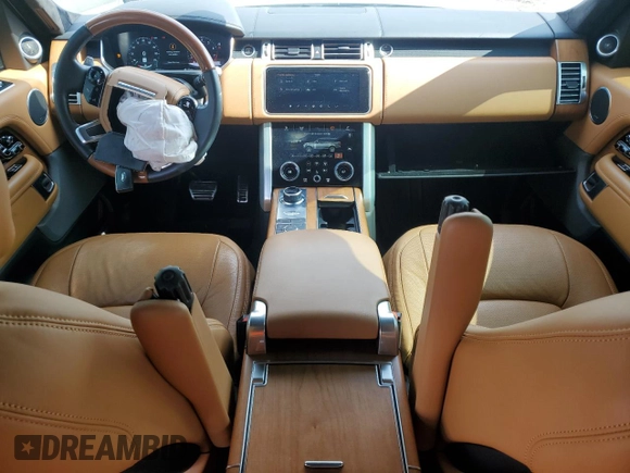 2021 Land Rover Range Rover Autobiography with VIN SALGV5SE1MA448455, listed as a Copart auction lot 59468815 with 93,542 mi miles and Salvage title. Bid and sale history available at DreamBid. Image 8.
