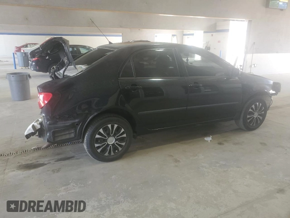 2007 Toyota Corolla CE with VIN JTDBR32E870109535, listed as a Copart auction lot 54179055 with 272,278 mi miles and Salvage Title. Bid and sale history available at carsss.com. Image 3.