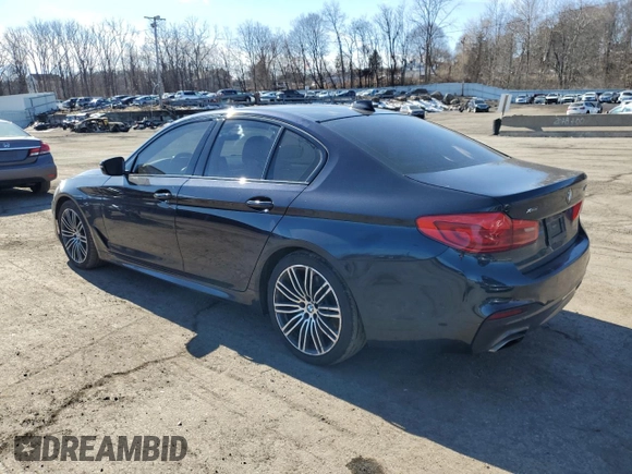 2019 BMW 5 Series 540i xDrive z VIN WBAJE7C57KWW20203, wystawiony jako Copart lot #45976065 z przebiegiem 60 735 mil mil oraz Nie do naprawy • Non repairable. Historia ofert i sprzedaży dostępna na DreamBid. Obrazek 2.