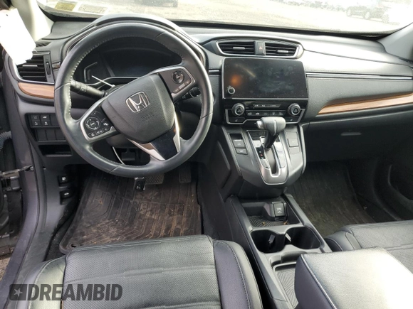 2019 Honda CR-V Touring with VIN 7FARW2H9XKE016834, listed as a Copart auction lot 72822392 with 38,571 mi miles. Bid and sale history available at carsss.com. Image 8.