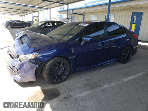 2020 Subaru WRX Limited with VIN JF1VA1N6XL8821107, listed as a Copart auction lot 56283685 with 87,570 mi miles and Salvage title. Bid and sale history available at DreamBid. Image 1.