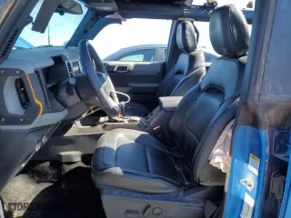2021 Ford Bronco with VIN 1FMEE5DH6MLA74091, listed as a Copart auction lot 46137495 with 54,780 mi miles and Salvage Title. Bid and sale history available at carsss.com. Image 7.