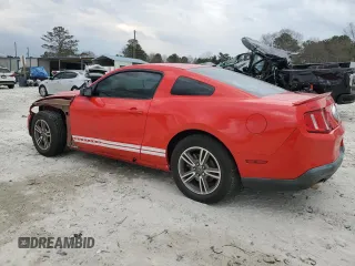 2012 Ford Mustang V6 Premium with VIN 1ZVBP8AM0C5228850, listed as a Copart auction lot 46645355 with 206,999 mi miles and Salvage Title. Bid and sale history available at carsss.com. Image 2.