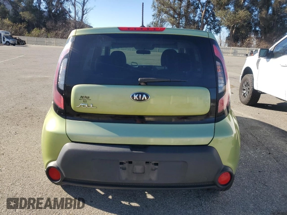 2015 Kia Soul + with VIN KNDJP3A5XF7794534, listed as a Copart auction lot 41870595 with 62,811 mi miles and Salvage Title. Bid and sale history available at carsss.com. Image 6.