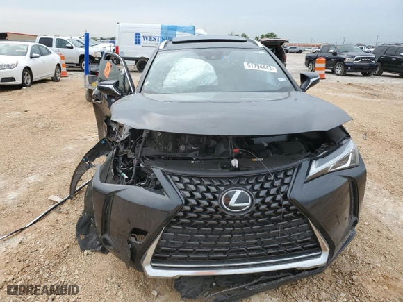 2021 Lexus UX with VIN JTHX3JBH9M2042223, listed as a Copart auction lot 51794443 with 0 mi miles. Bid and sale history available at carsss.com. Image 5.
