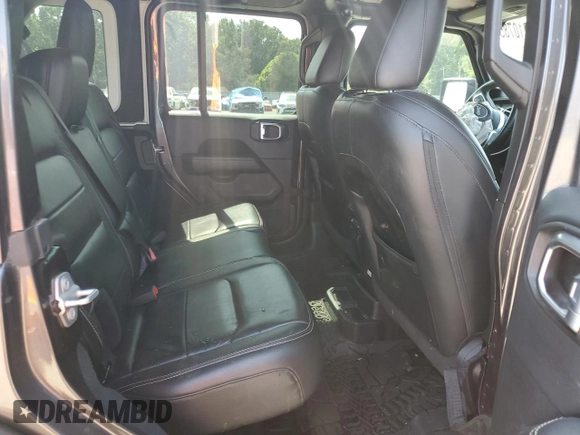 2018 Jeep Wrangler Unlimited Sahara with VIN 1C4HJXEG5JW221302, listed as a Copart auction lot 58010785 with 96,211 mi miles and Salvage title. Bid and sale history available at DreamBid. Image 10.