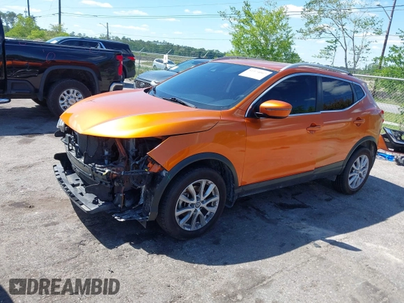 2020 Nissan Rogue Sport SV with VIN JN1BJ1CV2LW277014, listed as a IAAI auction lot 41974067 with 122,942 mi miles. Bid and sale history available at carsss.com. Image 2.