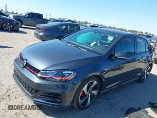 2019 Volkswagen Golf GTI S with VIN 3VW6T7AU1KM027863, listed as a IAAI auction lot 41782997 with 91,652 mi miles. Bid and sale history available at carsss.com. Image 2.