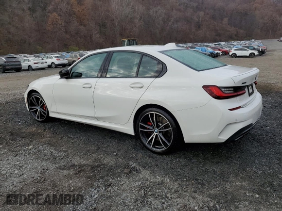 2022 BMW 3 Series M340i xDrive with VIN 3MW5U9J03N8C75434, listed as a Copart auction lot 81806714 with 20,337 mi miles and Clean Title. Bid and sale history available at carsss.com. Image 2.