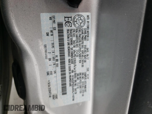 2017 Ford C-Max Titanium z VIN 1FADP5DU0HL115706, wystawiony jako Copart lot #43651495 z przebiegiem 84 183 mil mil oraz Szkoda całkowita • Salvage title. Historia ofert i sprzedaży dostępna na DreamBid. Obrazek 12.