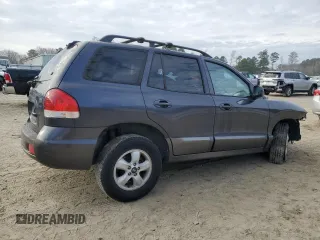 2005 Hyundai Santa Fe GLS with VIN KM8SC13E35U984186, listed as a Copart auction lot 86666474 with 166,965 mi miles and Salvage Title. Bid and sale history available at carsss.com. Image 3.