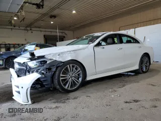 2020 Mercedes-Benz CLS with VIN W1K2J5KB7LA077504, listed as a Copart auction lot 81187774 with 45,069 mi miles and Salvage Title. Bid and sale history available at carsss.com. Image 1.