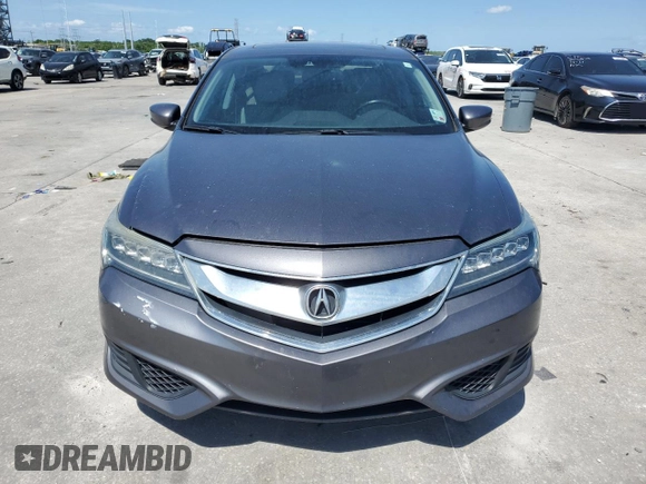 2017 Acura ILX w/Premium Pkg with VIN 19UDE2F72HA015335, listed as a Copart auction lot 54793755 with 63,474 mi miles and Salvage Title. Bid and sale history available at carsss.com. Image 5.