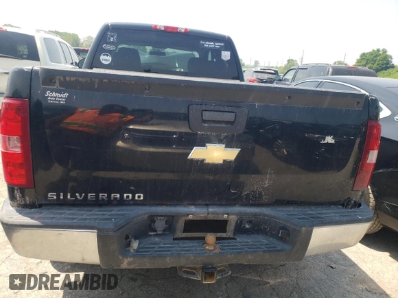 2011 Chevrolet Silverado 1500 Work Truck with VIN 1GCRCPEX9BZ276544, listed as a Copart auction lot 54325623 with 287,261 mi miles and Salvage Title. Bid and sale history available at DreamBid. Image 6.
