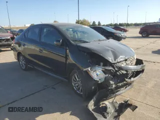 2018 Mitsubishi Mirage G4 SE with VIN ML32F4FJ6JHF05287, listed as a Copart auction lot 76420434 with 95,829 mi miles and Salvage Title. Bid and sale history available at carsss.com. Image 4.