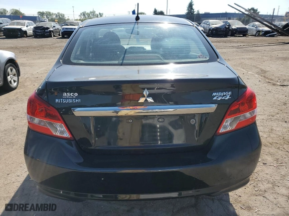 2017 Mitsubishi Mirage G4 ES with VIN ML32F3FJ2HHF19658, listed as a Copart auction lot 66763404 with 65,330 mi miles and Salvage Title. Bid and sale history available at carsss.com. Image 6.