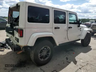 2016 Jeep Wrangler Unlimited Sahara z VIN 1C4HJWEGXGL198684, wystawiony jako Copart lot #49936525 z przebiegiem 158 396 mil mil oraz Szkoda całkowita • Salvage title. Historia ofert i sprzedaży dostępna na DreamBid. Obrazek 3.
