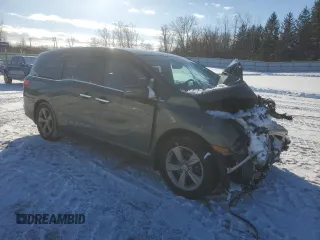 2018 Honda Odyssey EX-L with VIN 5FNRL6H78JB078953, listed as a Copart auction lot 83661974 with Not Provided miles and Non Repairable. Bid and sale history available at carsss.com. Image 4.