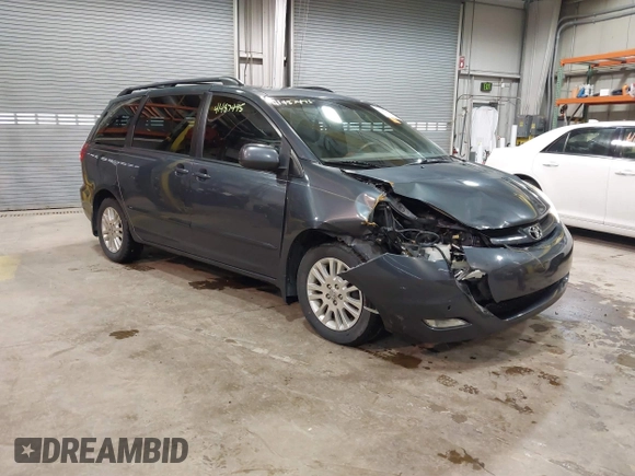2010 Toyota Sienna XLE with VIN 5TDYK4CC2AS309994, listed as a IAAI auction lot 41487495 with 0 mi miles. Bid and sale history available at carsss.com. Image 1.