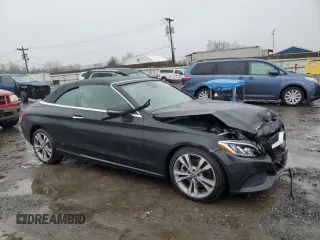 2018 Mercedes-Benz C 300 with VIN WDDWK4KB8JF679594, listed as a Copart auction lot 84834874 with 74,060 mi miles and Salvage title. Bid and sale history available at DreamBid. Image 4.
