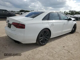 2016 Audi S8 Plus with VIN WUAJ5AFD9GN900790, listed as a Copart auction lot 64053684 with 62,669 mi miles and Salvage Title. Bid and sale history available at carsss.com. Image 3.