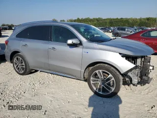 2017 Acura MDX Sport Hybrid w/Advance Pkg with VIN 5FRYD7H75HB002114, listed as a Copart auction lot 73378684 with 120,752 mi miles and Salvage Title. Bid and sale history available at carsss.com. Image 4.