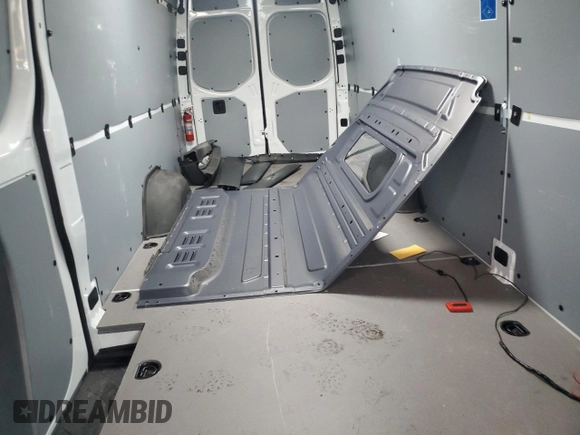 2023 Mercedes-Benz Sprinter Cargo Cargo with VIN W1Y4NDHY1PT138980, listed as a Copart auction lot 42630085 with 18,119 mi miles and Salvage Title. Bid and sale history available at DreamBid. Image 10.